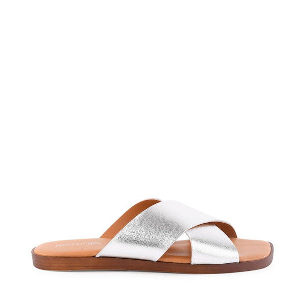 (取寄) セイシェル レディース チャイ メタリック レザー サンダル Seychelles women Chai llic Leather Sandal Silver chai-silver_leather-web-