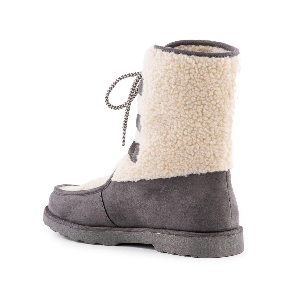 Women s Dove Boot Suede Fabric Size 6 Grey Natural BC Footwear