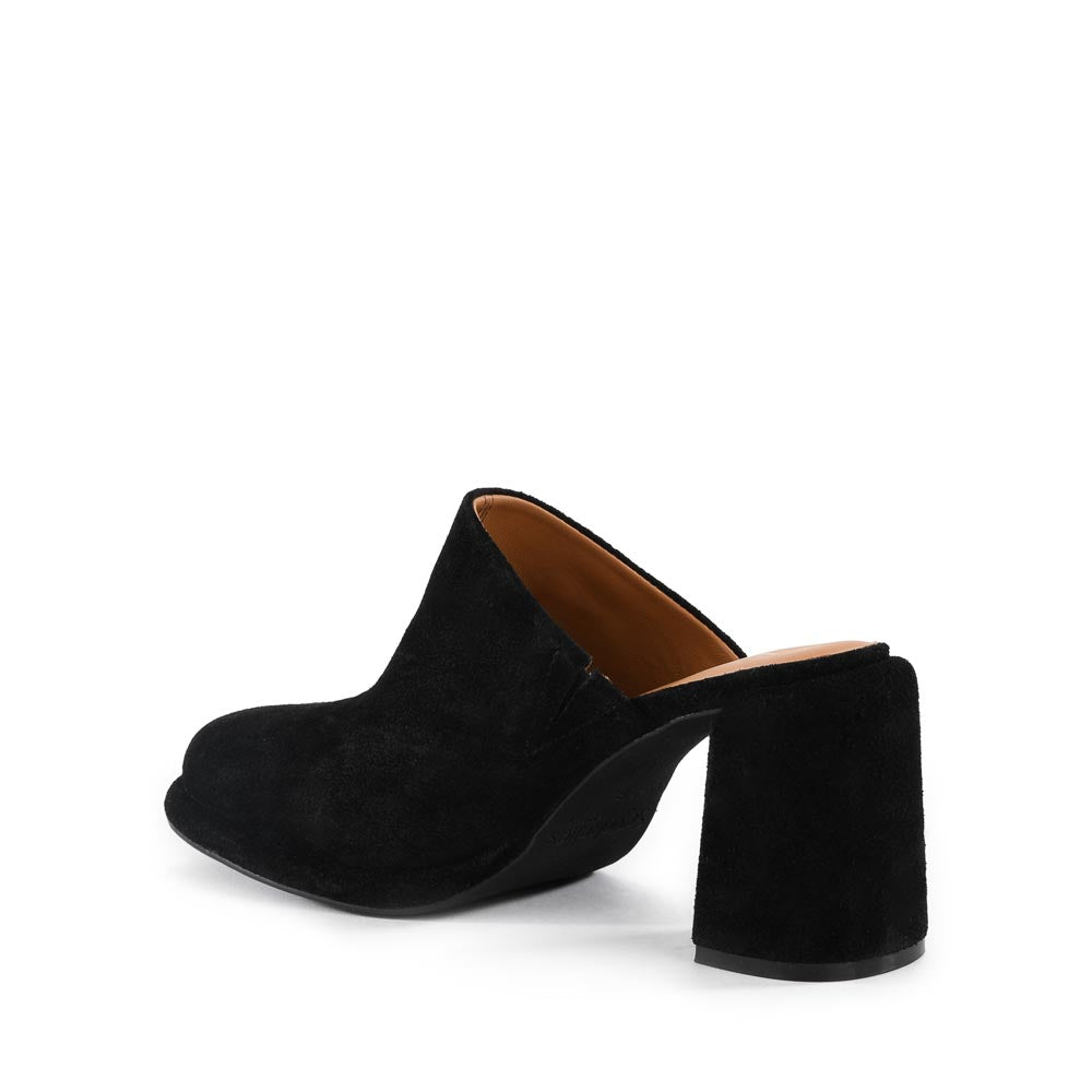 靴 Mademoiselle Mules Emma mule leather - BLACK – SHOE THE BEAR - COM