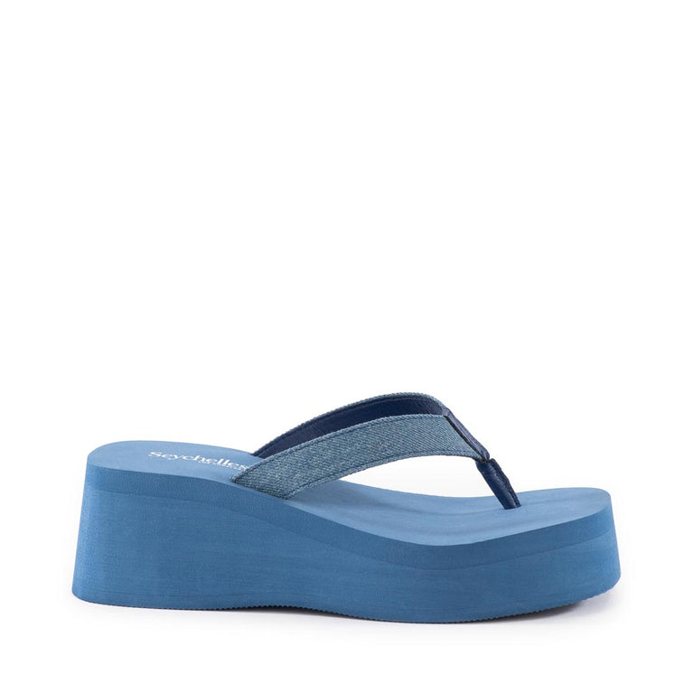 Skyscraper Sandal, Black Leather